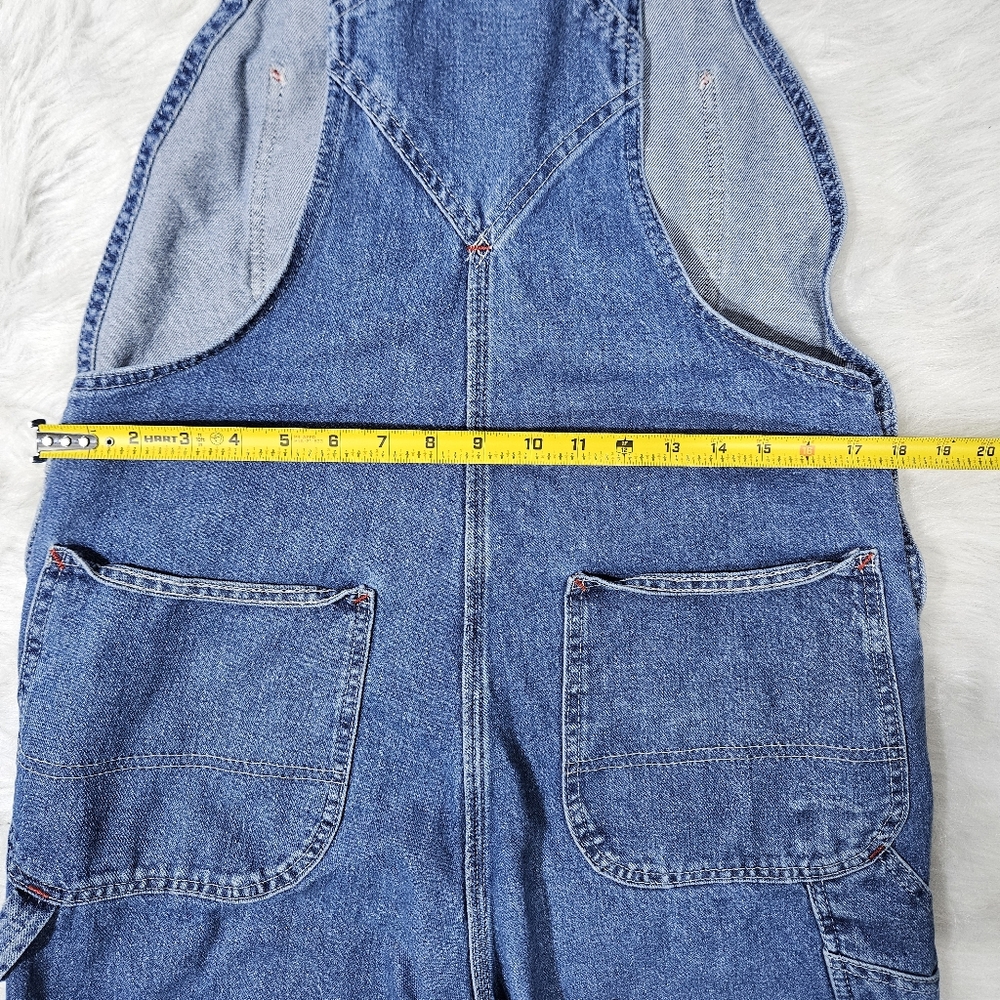 Y2K DICKIES Men's Blue Denim Overalls - Picture 8 of 9